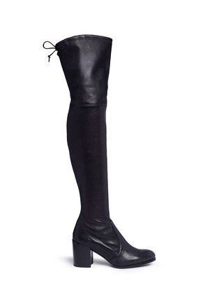 Main View - Click To Enlarge - STUART WEITZMAN - Tieland' leather thigh high boots