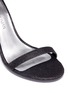 Detail View - Click To Enlarge - STUART WEITZMAN - 'Walk Way' glitter mesh sandals