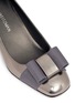 Detail View - Click To Enlarge - STUART WEITZMAN - 'Tuxedo' ribbon bow mirror leather pumps