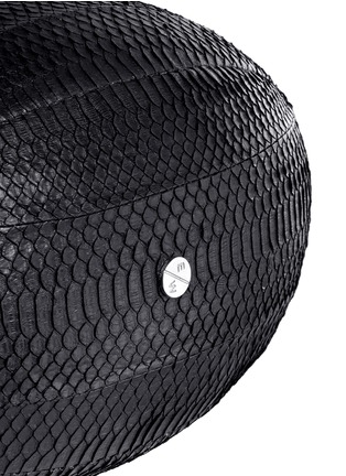 Detail View - Click To Enlarge - ELISABETH WEINSTOCK - 'America' water snake leather rugby ball