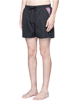 Figure View - Click To Enlarge - INSTED WE SMILE - 'Olson' swim shorts