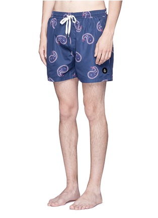 Figure View - Click To Enlarge - INSTED WE SMILE - Paisley print swim shorts