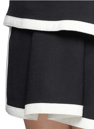 Detail View - Click To Enlarge - MC Q - Contrast trim layer felt skirt