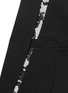 Detail View - Click To Enlarge - MC Q - Marble print trim tuxedo jacket