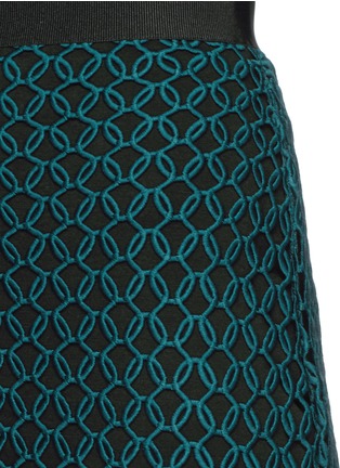 Detail View - Click To Enlarge - SELF-PORTRAIT - Arabesque lace fishtail skirt