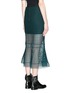 Back View - Click To Enlarge - SELF-PORTRAIT - Arabesque lace fishtail skirt