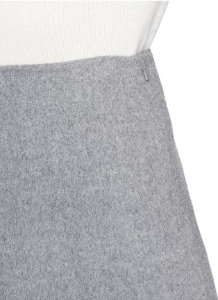 Detail View - Click To Enlarge - THEORY - 'Uthema Double Faced' wool cashmere skirt