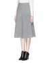 Front View - Click To Enlarge - THEORY - 'Uthema Double Faced' wool cashmere skirt