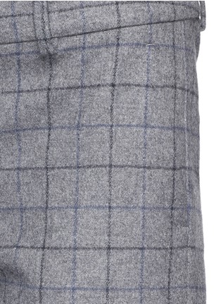 Detail View - Click To Enlarge - THEORY - 'Treeca CL' windowpane check flannel pants