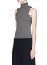 Front View - Click To Enlarge - THEORY - 'Wendel' turtleneck sleeveless knit top