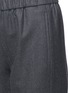 Detail View - Click To Enlarge - THEORY - 'Thorene' elastic waist wool pants