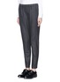 Front View - Click To Enlarge - THEORY - 'Thorene' elastic waist wool pants