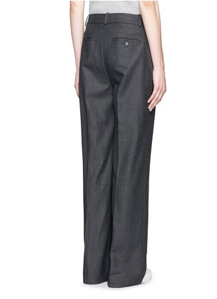 Back View - Click To Enlarge - THEORY - 'Adamaris' pleat front wide leg pants