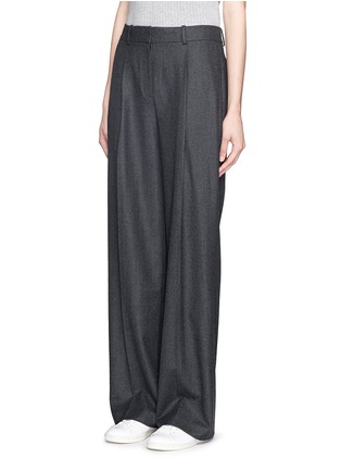 Front View - Click To Enlarge - THEORY - 'Adamaris' pleat front wide leg pants