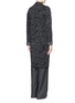 Back View - Click To Enlarge - THEORY - 'Melisandre' stretch wool blend long cardigan