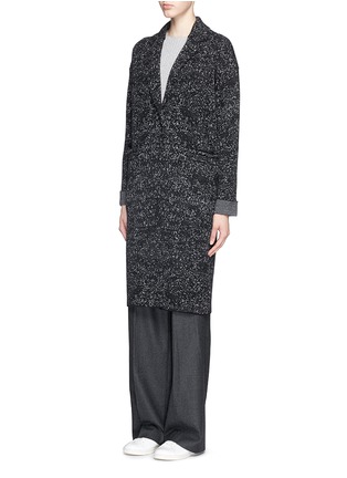 Front View - Click To Enlarge - THEORY - 'Melisandre' stretch wool blend long cardigan