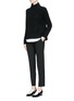 Figure View - Click To Enlarge - THEORY - 'Linella' double faced bouclé turtleneck sweater
