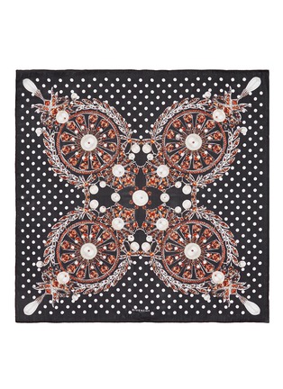 Main View - Click To Enlarge - GIVENCHY - Jewel polka dot print silk scarf