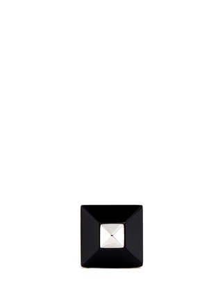 Figure View - Click To Enlarge - GIVENCHY - Pyramid stud brass ring
