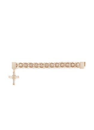 Main View - Click To Enlarge - GIVENCHY - Cross charm curb chain bracelet