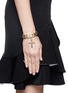 Figure View - Click To Enlarge - GIVENCHY - Cross charm curb chain bracelet