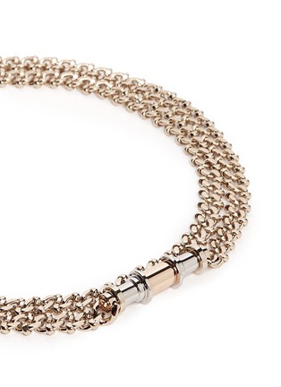 Detail View - Click To Enlarge - GIVENCHY - 'Obsedia' bar curb chain collar necklace