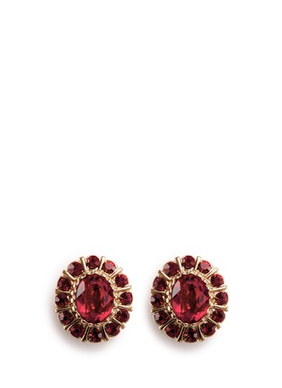 Main View - Click To Enlarge - GIVENCHY - Swarovski crystal pavé magnetic earrings