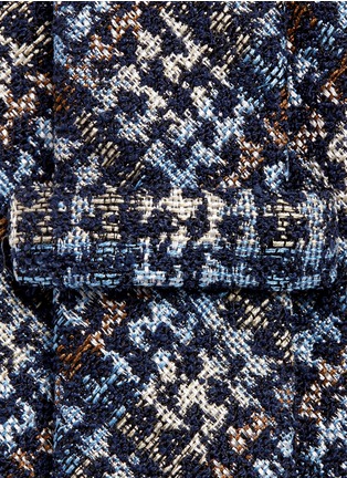 Detail View - Click To Enlarge - LARDINI - Plaid silk tie
