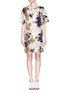 Main View - Click To Enlarge - RAG & BONE - 'Chester' mosaic camouflage print silk dress