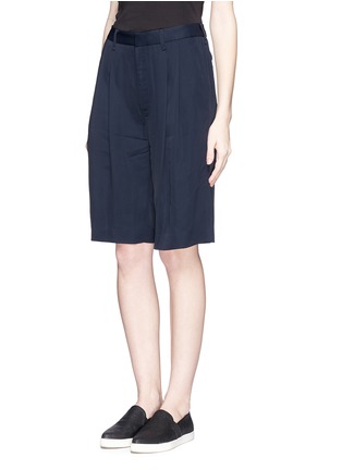 Front View - Click To Enlarge - RAG & BONE - 'Sally' pleat shorts