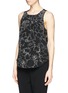 Front View - Click To Enlarge - RAG & BONE - 'Patricia' floral print silk crepe tank top