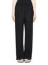 Main View - Click To Enlarge - ALEXANDER WANG - Snap button outseam wide leg pants