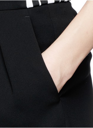 Detail View - Click To Enlarge - ALEXANDER WANG - Barcode back waistband shorts