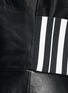 Detail View - Click To Enlarge - ALEXANDER WANG - Barcode belt leather dress