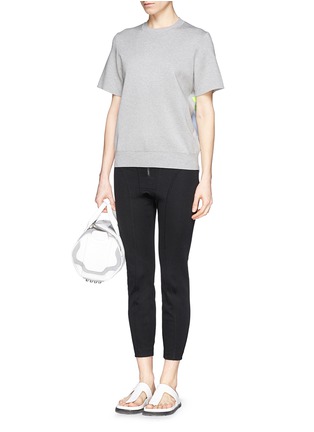 Detail View - Click To Enlarge - ALEXANDER WANG - Shirt tail back cotton sweater