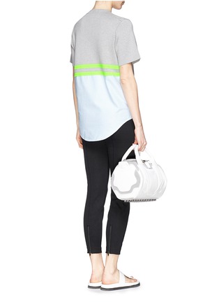 Figure View - Click To Enlarge - ALEXANDER WANG - Shirt tail back cotton sweater