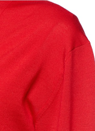 Detail View - Click To Enlarge - ALEXANDER WANG - Double layer wool cardigan