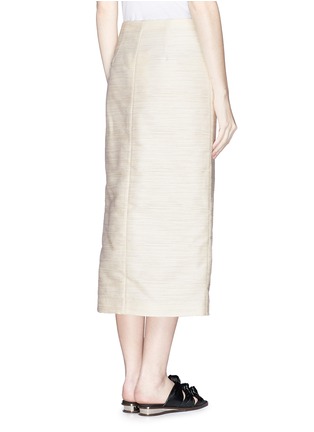 Back View - Click To Enlarge - THE ROW - 'Lakima' front slit textured skirt