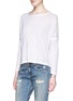 Front View - Click To Enlarge - RAG & BONE - ''Deal' banded cuff linen tee