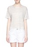 Main View - Click To Enlarge - RAG & BONE - 'Deal' cropped linen T-shirt