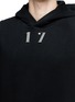 Detail View - Click To Enlarge - GIVENCHY - '17' metal plate sleeveless sweatshirt