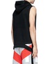 Back View - Click To Enlarge - GIVENCHY - '17' metal plate sleeveless sweatshirt