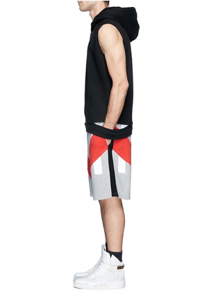 Figure View - Click To Enlarge - GIVENCHY - '17' metal plate sleeveless sweatshirt