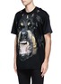 Front View - Click To Enlarge - GIVENCHY - Rottweiler print star stud T-shirt
