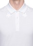 Detail View - Click To Enlarge - GIVENCHY - Star appliqué polo shirt
