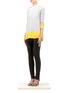 Figure View - Click To Enlarge - VINCE - Colour-block pullover