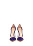 Figure View - Click To Enlarge - GIANVITO ROSSI - Clear PVC suede pumps