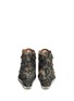 Back View - Click To Enlarge - ASH - Eagle leopard suede wedge sneakers