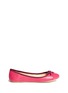 Main View - Click To Enlarge - TORY BURCH - Chelsea cap-toe ballet flats