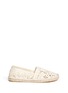 Main View - Click To Enlarge - TORY BURCH - Jackie crochet flat espadrilles